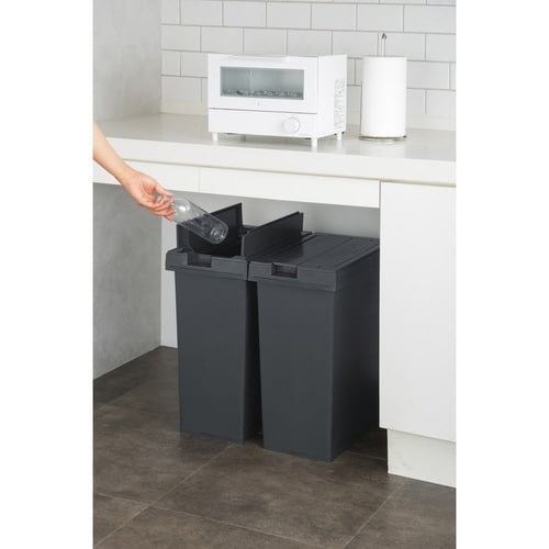 ゴミ箱 33L ユニード チャコールブラック