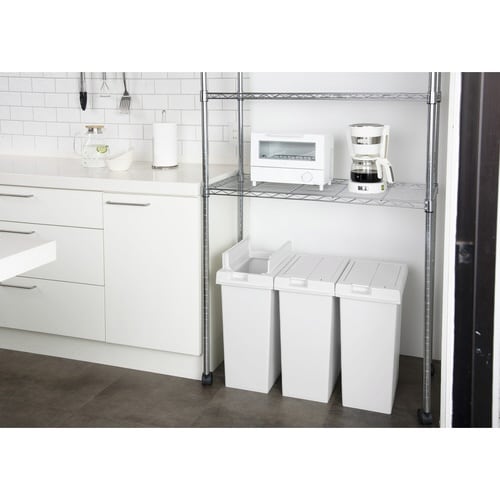 ゴミ箱 33L ユニード ホワイトグレー