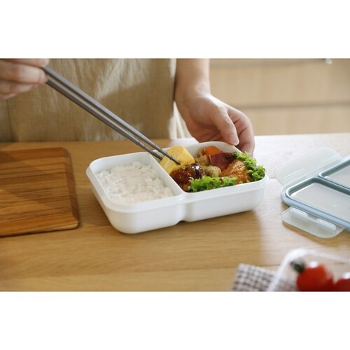 弁当箱 汁漏れしにくい弁当箱 グリーン