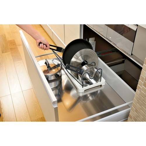 鍋フライパンスタンド トトノ 引き出し用