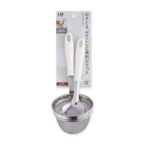 味噌こし お玉付き みそこしセット 日本製 貝印