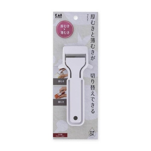 ピーラー 厚むき&薄むき 食洗機対応 日本製 貝印