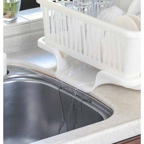 水切りかご 縦型 パールホワイト