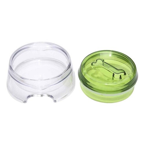 フードボウル ループ 2in1 クリアグリーン