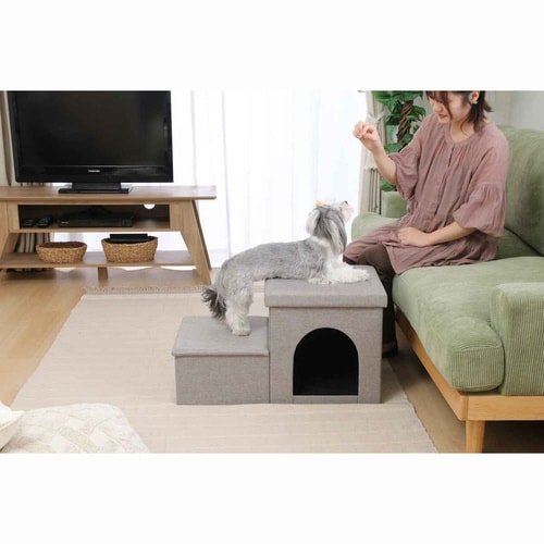 ドッグステップ ライトグレー