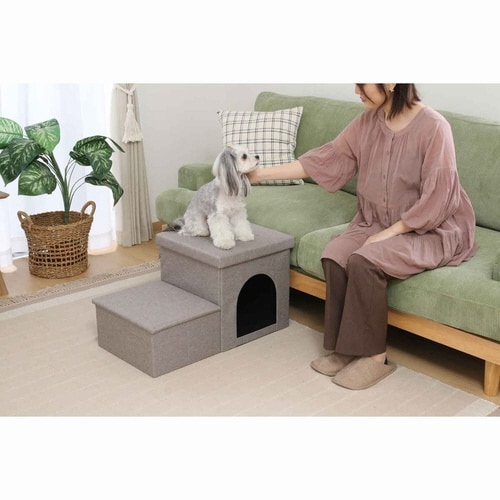 ドッグステップ ライトグレー