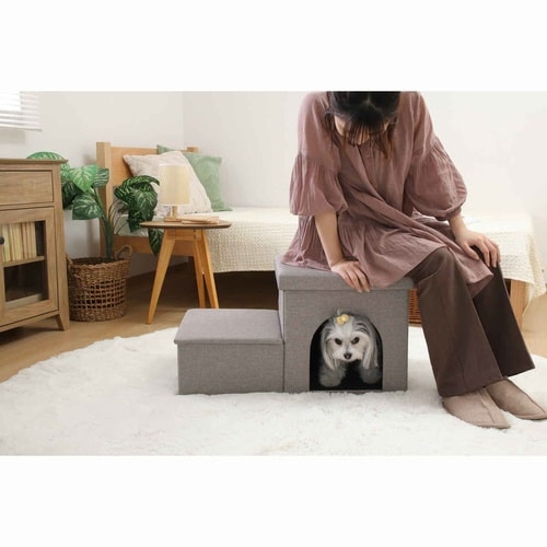 ドッグステップ ライトグレー