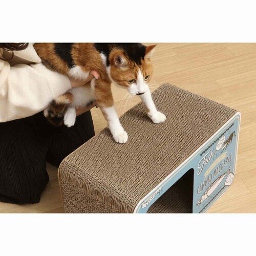 爪とぎ 猫の爪とぎ 缶詰 猫 ダンボール 長持ち