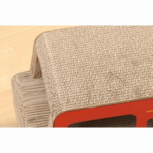 爪とぎ 猫の爪とぎ ロンドンバス 猫 ダンボール