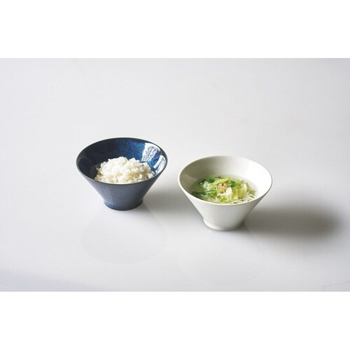 ボウル 13cm 深型 ナチュラルカラー ネイビー