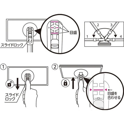 玄関ブラシ 玄関タイルブラシスポンジF可動