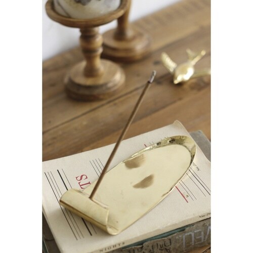 香立 in bloom ブラスインセンススタンド