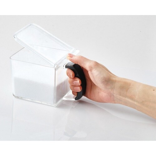 調味料ストッカー 3個組 ステンレス製ラック付き