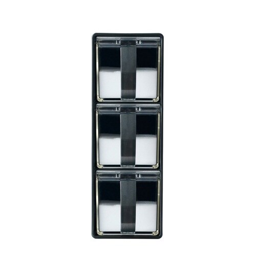 調味料ストッカー 3個組 ステンレス製ラック付き