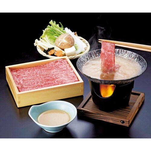 しゃぶしゃぶバット 小 目皿付き 木製 白木