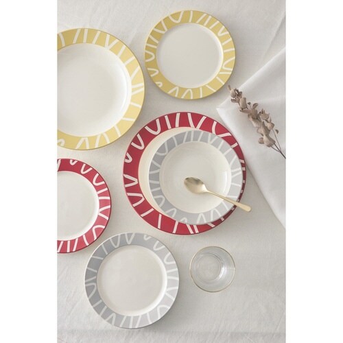 プレート 24cm M Amu dish レッド