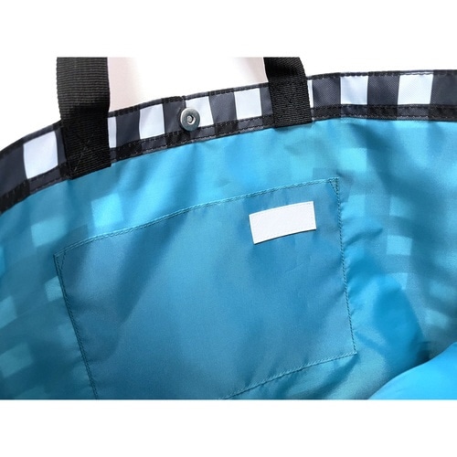 キッズ レッスンバッグ 通園 ギンガムブラック