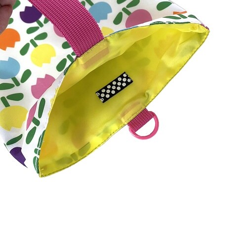 シューズバッグ キッズ ホワイトチューリップ