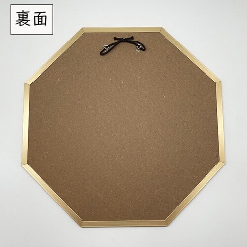 ウォールミラー 八角形ミラー Lサイズ ゴールド