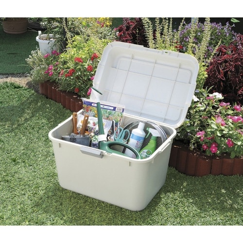 収納ボックス 68L ホームボックス ライトグレー