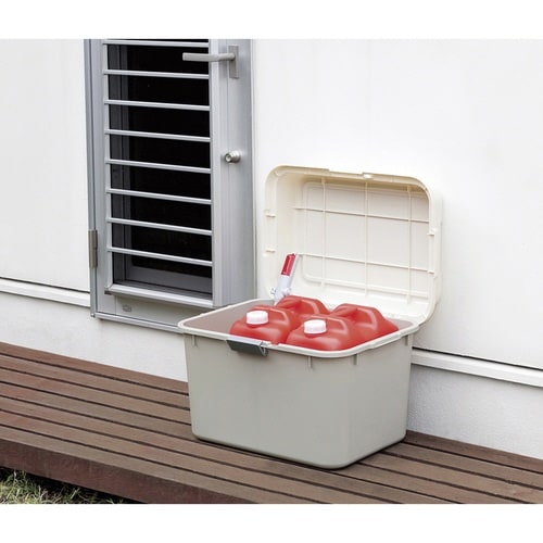 収納ボックス 68L ホームボックス ライトグレー