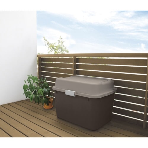 収納ボックス 68L ホームボックス ブラウン
