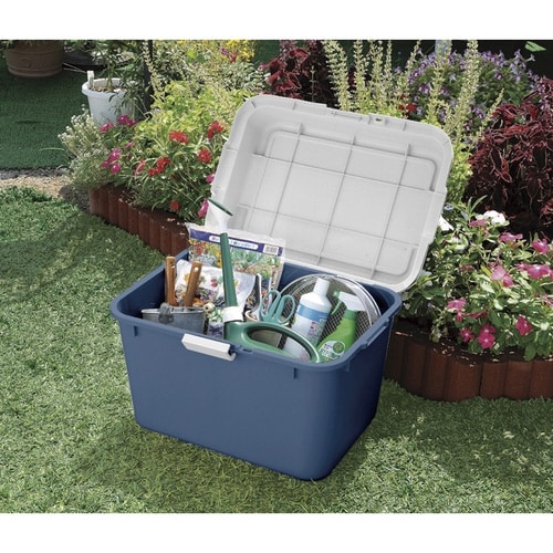 収納ボックス 68L ホームボックス ブルー