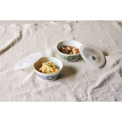 保存容器 480ml ブロッサム グレー