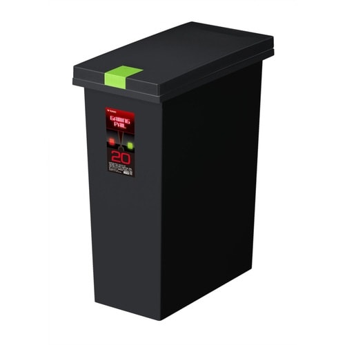 ゴミ箱 20L ゲーミングペール タッチ グリーン