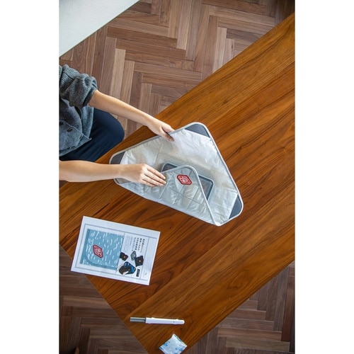 ランチクロス 42×42cm グレー