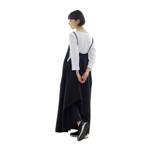エプロン ワンピースエプロン ブラック