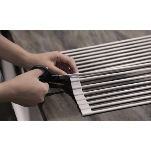 水切りラック 食器にやさしいシリコーン水切り L