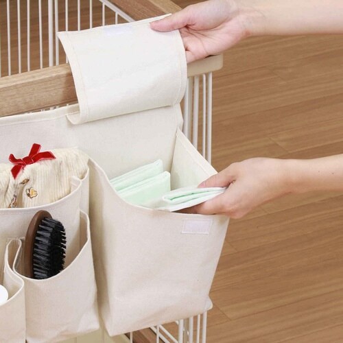 ペットケージ 収納 ポケット アイボリー