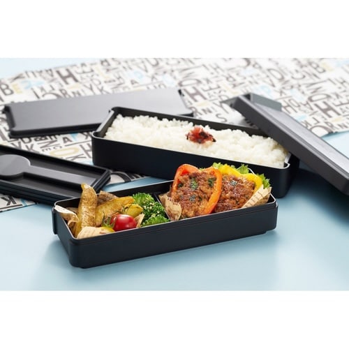 弁当箱 2段 950ml ブラック