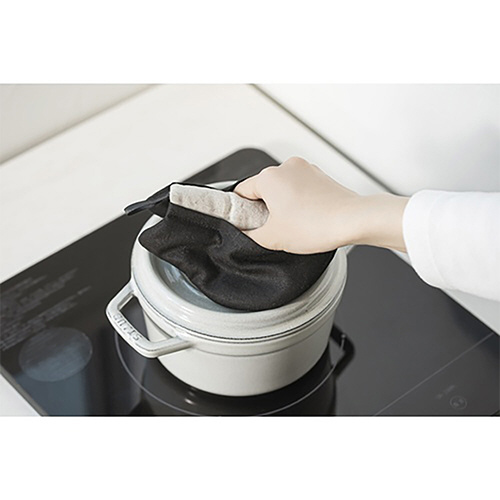 &NE 鍋つかみ どうぶつミトン ネコ クロ