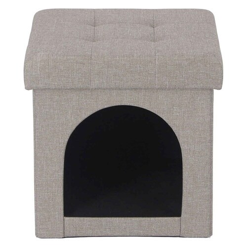 ペットハウス スツール ミニ ライトグレー
