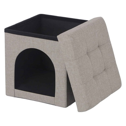 ペットハウス スツール ミニ ライトグレー