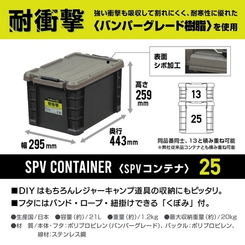収納ケース SPV コンテナ 25 日本製