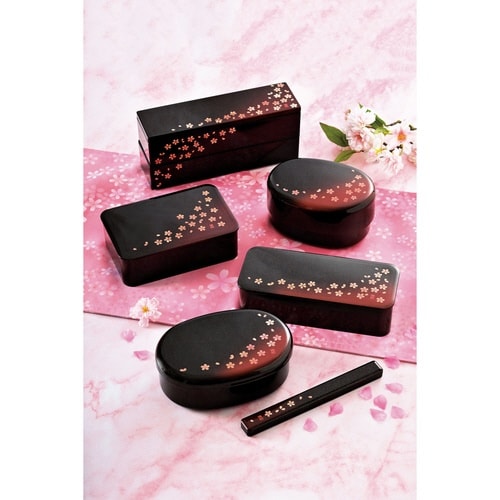 弁当箱 1段 600ml 一段ランチ 茜桜赤