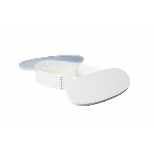 お弁当箱 1段 曲げわっぱ マットホワイト