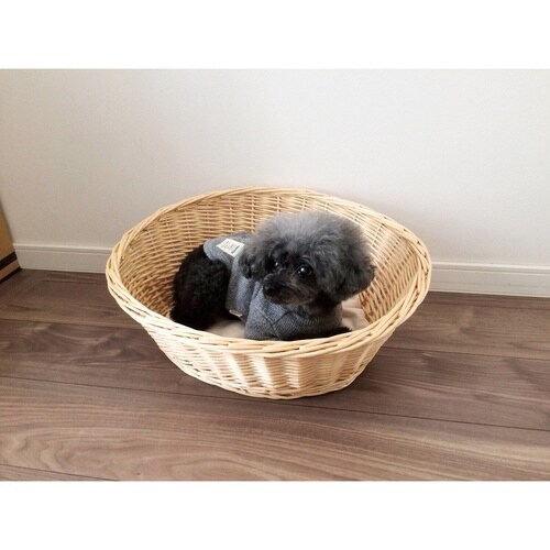 ペットベッド ウイローペットバスケット 無地