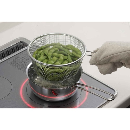 ザル ママクック 手付き 油&水切れ