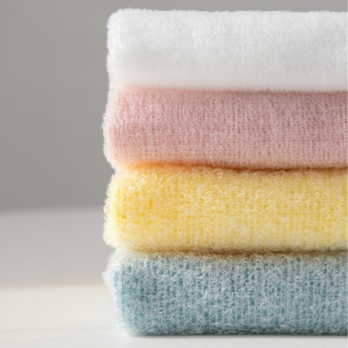 ボディタオル AIRY DROP ホワイト