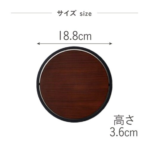 ダスパースタイル Lサイズ専用ふた ゴミ箱 木目