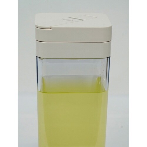 冷水筒 ピッチャー 1.2L 横置き ホワイト