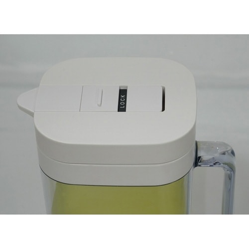 冷水筒 ピッチャー 2L 横置き 縦置き ホワイト