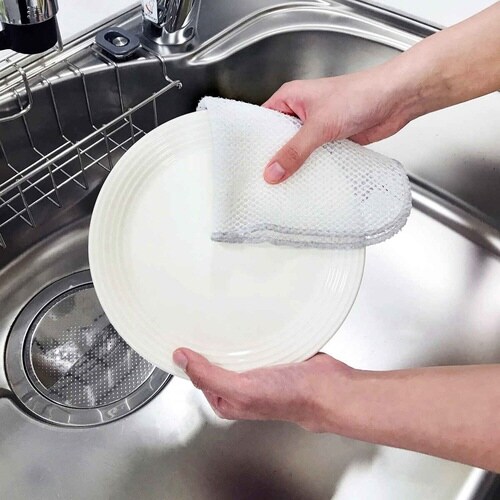 キッチンスポンジ 速泡乾 抗菌メッシュ食器洗い