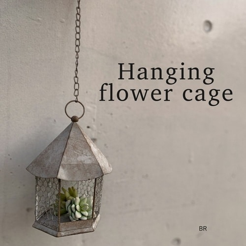 バードハウス ハンギング フラワーケージ 巣箱