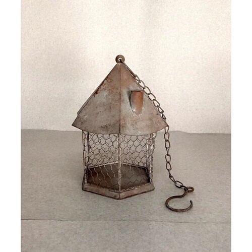 バードハウス ハンギング フラワーケージ 巣箱