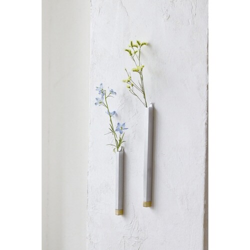 花瓶 インブルーム アルミウォールシリンダー S